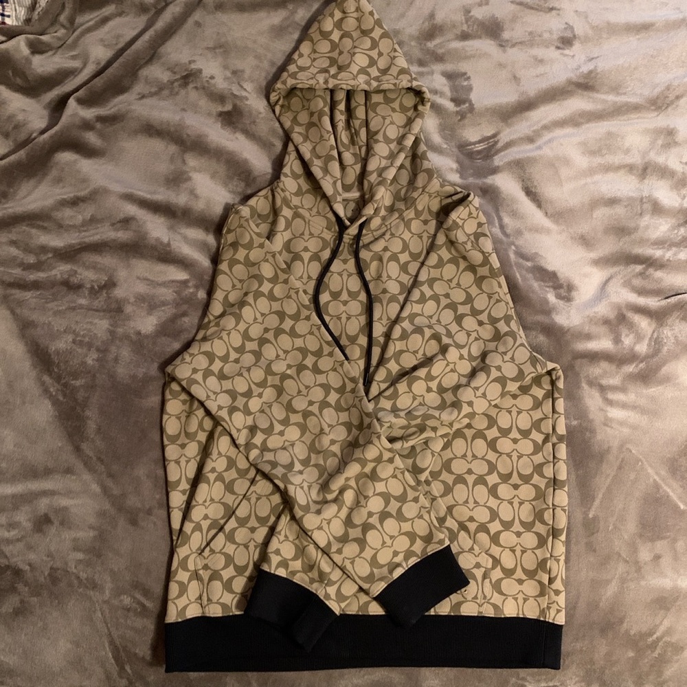 Large coach logo hoodie